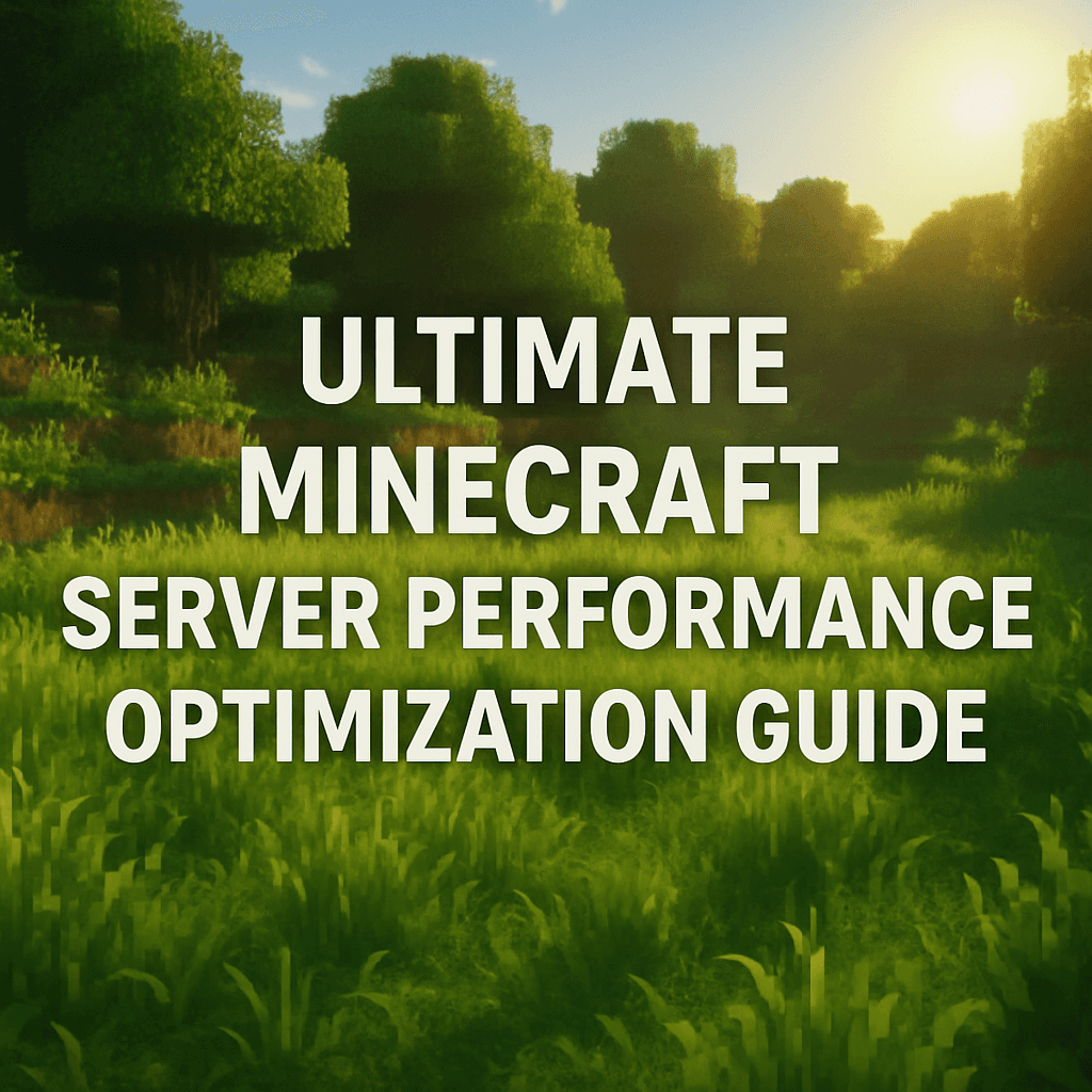 Ultimate Minecraft Server Performance Optimization Guide